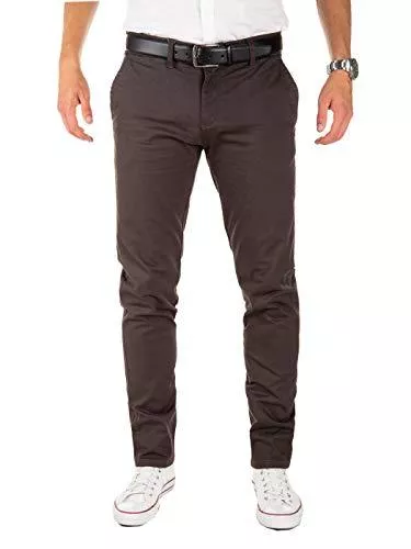 Yazubi Hosen Yazubi Herren Chino Hose, Modell Dustin, Chinohose mit Gürtel