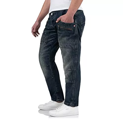Timezone Jeans Timezone Herren Jeans Clay 3983 Urban Indigo Wash Cargo Worker