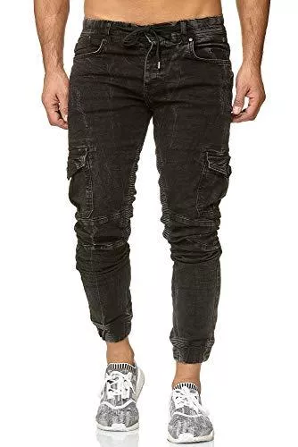 Redbridge Jeans Red Bridge Herren Jogger Denim Jeanshose Cargo Hose Narrow Leg Jeans
