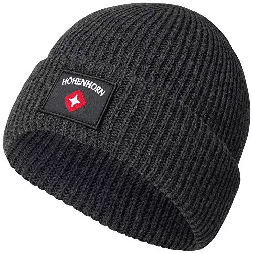 Höhenhorn Hüte & Mützen Höhenhorn Knitted Beanie Unisex Herren Damen Mütze Wintermütze Strickmütze