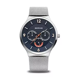 BERING Uhren BERING Herren Uhr Quarz Movement - Classic Collection mit Edelstahl und Saphirglas 33441-007 Armbandsuhren - Wasserdicht: 3 ATM