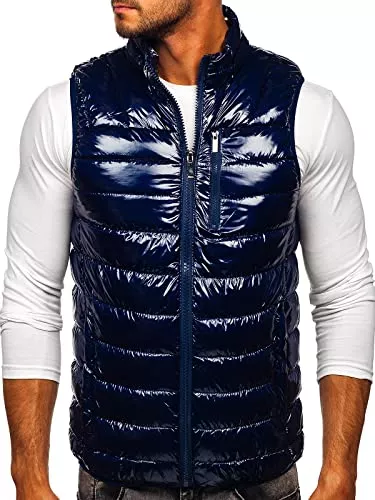 BOLF Westen BOLF Herren Weste Bodywarmer Steppweste Daunenweste Funktionsweste Vest Ärmellose Sportweste Kapuzenweste Wärme Freizeit Outdoor Slim Fit Modellauswahl 1U1