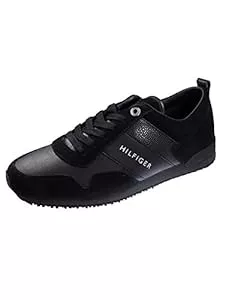 Tommy Hilfiger Sneaker & Sportschuhe Tommy Hilfiger Herren Runner Sneaker Iconic Leather Suede Mix Runner Sportschuhe