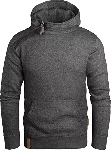 Grin&Bear Kapuzenpullover Grin&Bear Kapuzenpullover Herren Hoodie mit schräg Half Zip GEC435
