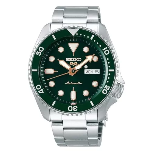 Seiko Uhren Seiko 5 Sports Herren-Uhr Automatik Edelstahl mit Textilband