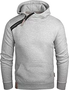 Grin&Bear Kapuzenpullover Grin&Bear Kapuzenpullover Herren Hoodie mit schräg Half Zip GEC435