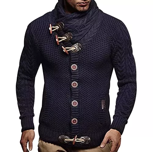 OADOBKICE Pullover & Strickmode OADOBKICE Top Herren Strickjacke Herren Pullover Herren Übergröße Bequeme Strick Herren Casual Lose Pullover Herren Pullover Herren Ohne Kapuze Overzised Pullover Männer Schwarz Top