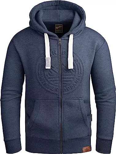 Grin&Bear Kapuzenpullover Grin&Bear Hoodie Herren Sweatjacke GEC601