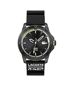 Lacoste Uhren Lacoste Analog Quarzuhr für Herren mit Schwarzes Silikonarmband - 2011203