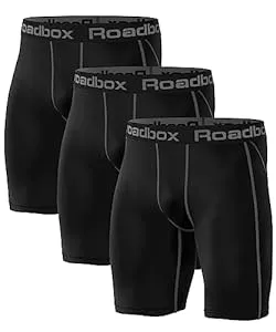 Roadbox Unterwäsche Roadbox 1 oder 3 Pack Herren Kompressionsshorts, Schnelltrocknendes Baselayer Unterhose Tights Kurz Laufunterwäsche