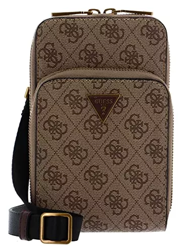 GUESS Taschen & Rucksäcke GUESS Men's Vezzola Smart 4G-Logo Umhängetasche, Beige/Brown