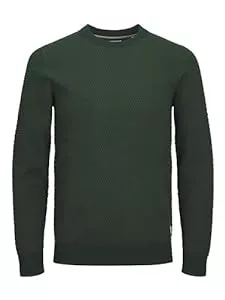 JACK & JONES Pullover & Strickmode JACK & JONES Male Strickpullover mit Rundhals Einfarbig Strickpullover mit Rundhals