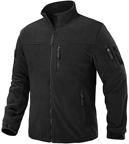 TACVASEN Jacken TACVASEN Herren Militär Outdoor Fleecejacke Warme Taktische Jacke Fleece Jacket