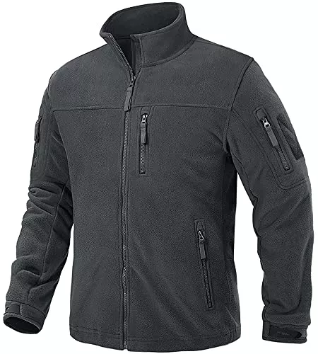 TACVASEN Jacken TACVASEN Herren Militär Outdoor Fleecejacke Warme Taktische Jacke Fleece Jacket