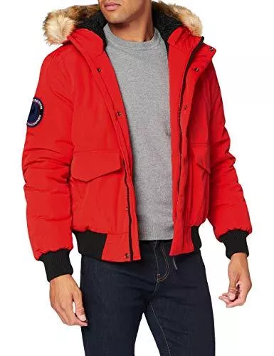 Superdry Jacken Superdry Herren Everest Bomber Parka, High Risk Red