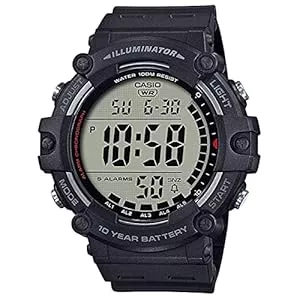 Casio Uhren Casio - COLL Sports Armbanduhr AE-1500WH-8BVEF - Herren Uhr - Wasserdicht - Digital - Mit Kunststoffband - Blau