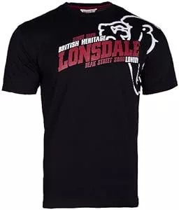 Lonsdale T-Shirts Lonsdale Herren Langarmshirt T-Shirt Trägerhemd Walkey