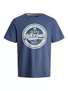 JACK & JONES T-Shirts JACK & JONES Male T-Shirt Logo Rundhals T-Shirt