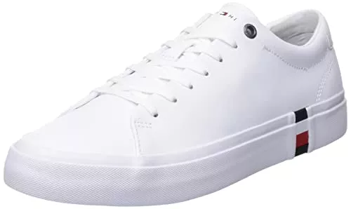 Tommy Hilfiger Sneaker & Sportschuhe Tommy Hilfiger Herren Corporate Leather Detail Vulc Fm0fm04589 Vulkanisierte Sneaker