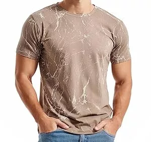 RONOMO T-Shirts RONOMO Herren Mode Krawatte Dye T-Shirt Casual Print T-Shirt Graffiti T-Shirt