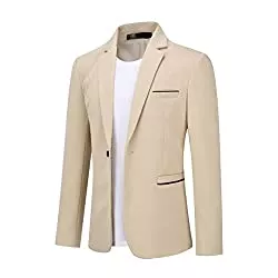 Allthemen Blazer Allthemen Herren Sakko Sportlich Slim Fit Blazer Männer Modern Freizeit Jackett Business Anzugjacke