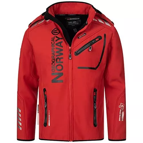 Geographical Norway Jacken Geographical Norway Herren Softshell Funktions Outdoor Jacke wasserabweisend im Bundle mit urbandreamz Beanie