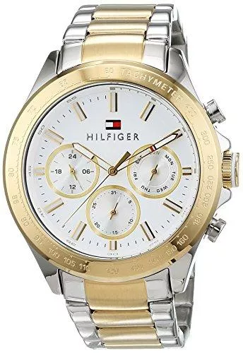 Tommy Hilfiger Uhren Tommy Hilfiger Herren Multi Zifferblatt Quarz Armbanduhr mit Edelstahlarmband