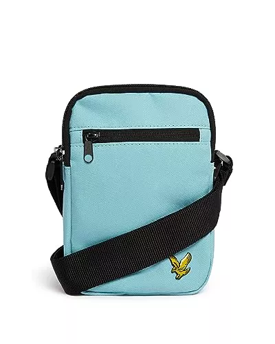 Lyle &amp; Scott Taschen & Rucksäcke Lyle &amp; Scott Umhängetasche Herren Schwarz | Schultertasche Herren mit Zwei Taschen, Strapazierfähiger Stoff und Steinadler-Emblem