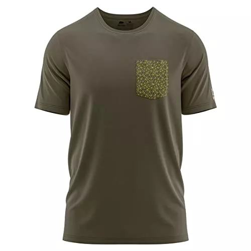 FORSBERG T-Shirts FORSBERG T-Shirt mit Brustlogo im Polygondesign