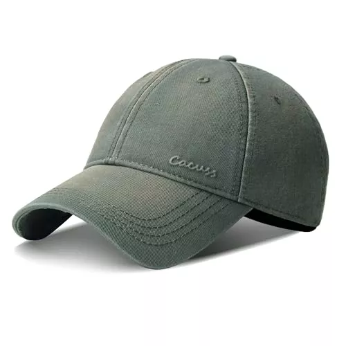 CACUSS Hüte & Mützen CACUSS Baumwolle Baseballkappe Herren Baseball Cap Unisex Mütze Verstellbar für Draussen Sport