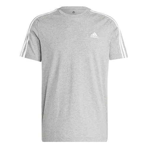 adidas T-Shirts adidas Male Adult Essentials Single Jersey 3-Stripes T-Shirt