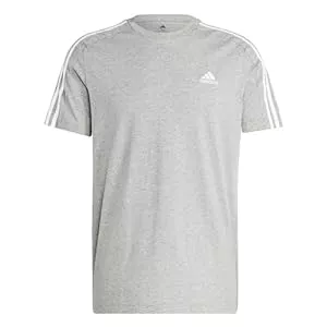 adidas T-Shirts adidas Male Adult Essentials Single Jersey 3-Stripes T-Shirt