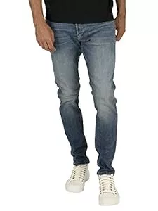 G-STAR RAW Jeans G-STAR RAW Herren 3301 Slim Jeans, Blau (vintage medium aged 51001-8968-2965), 32W / 30L