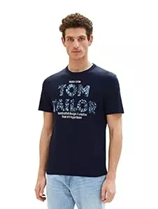 TOM TAILOR T-Shirts TOM TAILOR Herren T-Shirt mit Logo-Print