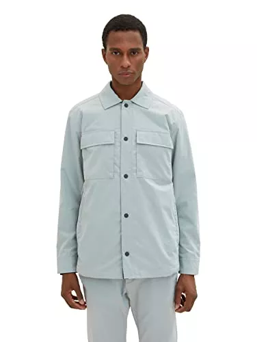 TOM TAILOR Jacken TOM TAILOR Herren Overshirt mit Druckknöpfen