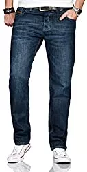 ALESSANDRO SALVARINI Jeans A. Salvarini Designer Herren Jeans Hose Basic Stretch Jeanshose Comfort Fit
