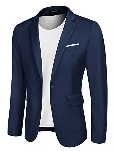 COOFANDY Blazer COOFANDY Blazer Herren Slim fit Business Sakko Männer Anzugjacke