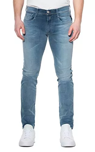 Replay Jeans Replay Herren Jeans Anbass Slim-Fit Hyperflex Bio mit Stretch