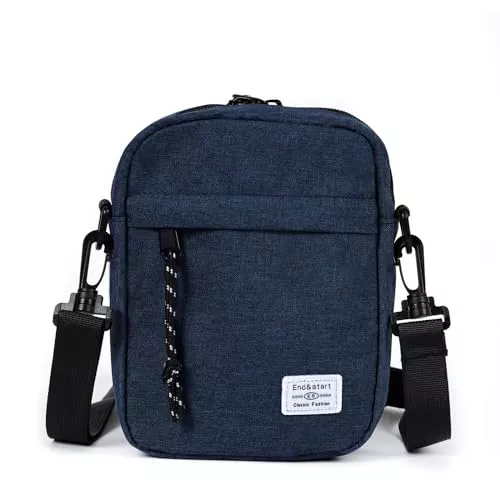 TAN.TOMI Taschen & Rucksäcke TAN.TOMI Umhängetasche Herren Klein Schultertasche Herren Crossbody Bag Herren, Wasserdichte Herren Umhängetasche aus Polyester, Tasche Herren Geeignet für Outdoor-Sport und Wandern