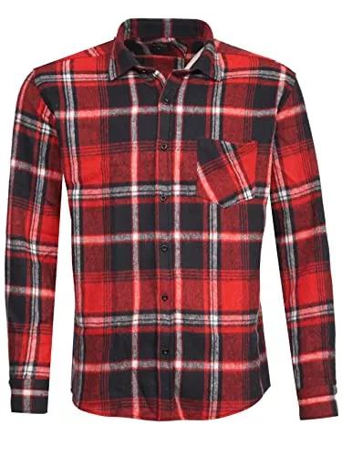 Kayhan Hemden Kayhan Twoface Herren-Hemd - Slim-Fit Herren-Hemden - Langarm-Hemden Männer Freizeit-Hemd Business S-6XL