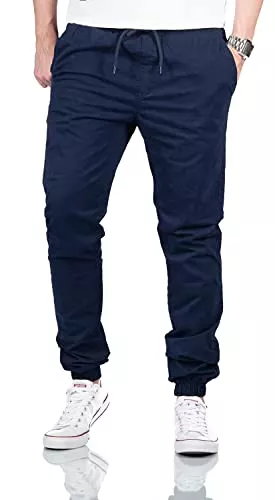 ALESSANDRO SALVARINI Hosen ALESSANDRO SALVARINI Herren Sweathose Stretch Cargohose Freizeithose AS275