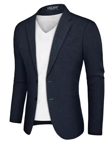 PJ PAUL JONES Blazer PJ PAUL JONES Herren Sakko Sportlich Regular Fit Freizeit Blazer 2 Knöpfe Business Anzugjacke
