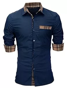 AIEOE Hemden AIEOE Herren Hemd Langarm Freizeithemd Button-Down Business Party Shirt Schlank Fit Hemd