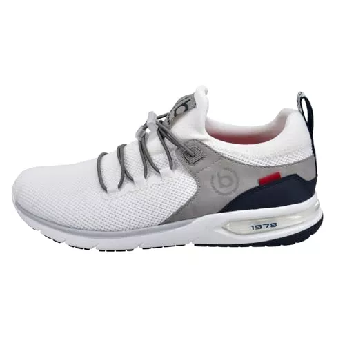 bugatti Sneaker & Sportschuhe bugatti Herren Sportlicher Sneaker mit Memory Foam, elastische Schnürsenkel, atmungsaktiv