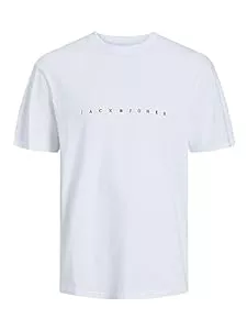 JACK & JONES T-Shirts JACK & JONES Male T-Shirt Logo Rundhals T-Shirt