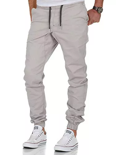 Amaci&Sons Hosen Amaci&Sons Herren Stretch Jogger Basic Chino Jeans Hose Cargo 7002