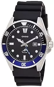 Casio Uhren Casio Men's MDV106-1AV 200 M WR Black Dive Watch (MDV106-1A)