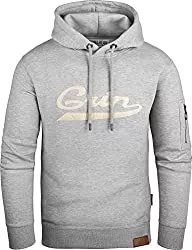 Grin&amp;Bear Kapuzenpullover Grin&amp;Bear Herren Crew Neck Kapuzenpullover Kapuzenjacke Hoodie mit Ärmeltasche