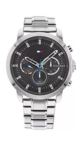 Tommy Hilfiger Uhren Tommy Hilfiger Multi Zifferblatt Quarz Uhr für Herren mit Edelstahl