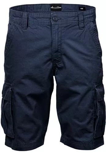 Amaci&Sons Shorts Amaci&Sons Herren Cargoshorts Männer Kurze Bermuda Hose Regular Fit 7027